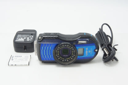 RICOH リコー WG-4 コンパクトデジタルカメラ ブルー 260824l