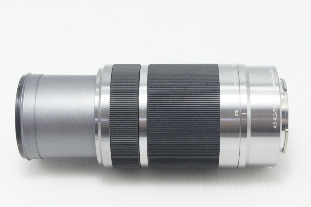 SONYソニー E 55-210mm F4.5-6.3 OSS SEL55210 Eマウント APS-C ズームレンズ シルバー 260825ad
