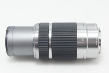 SONYソニー E 55-210mm F4.5-6.3 OSS SEL55210 Eマウント APS-C ズームレンズ シルバー 260825ad