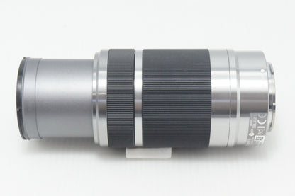 SONYソニー E 55-210mm F4.5-6.3 OSS SEL55210 Eマウント APS-C ズームレンズ シルバー 260825ad