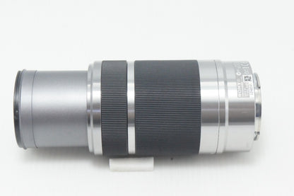 SONYソニー E 55-210mm F4.5-6.3 OSS SEL55210 Eマウント APS-C ズームレンズ シルバー 260825ad