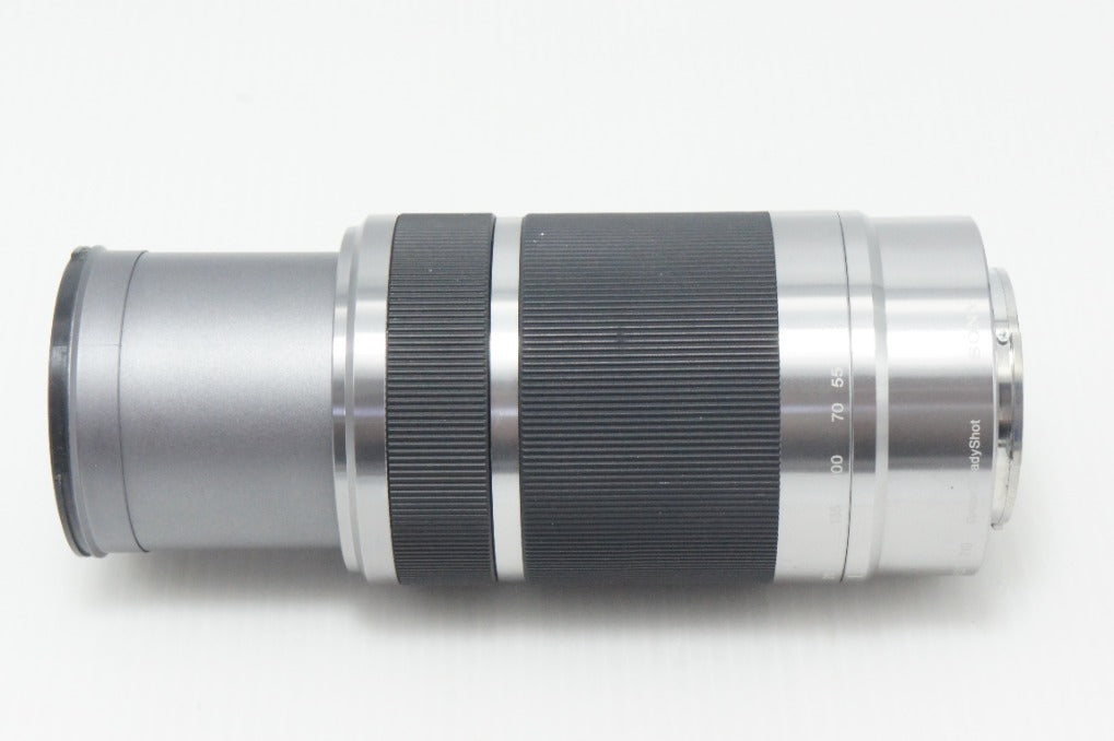 SONYソニー E 55-210mm F4.5-6.3 OSS SEL55210 Eマウント APS-C ズームレンズ シルバー 260825ad