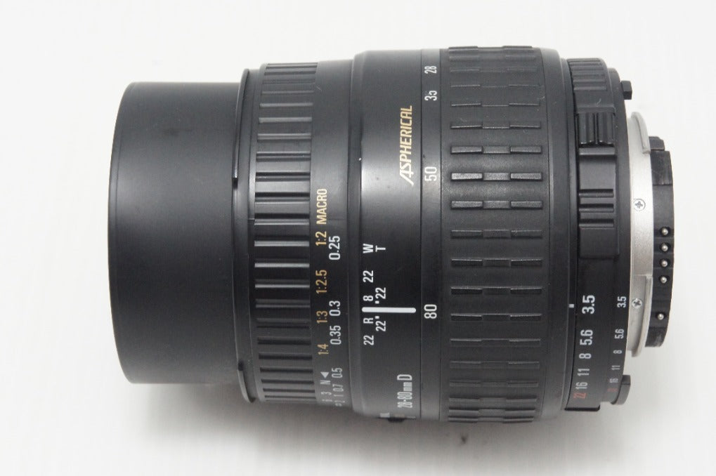 SIGMA シグマ ZOOM 28-80mm D F3.5-5.6 MACRO Nikon ニコン Fマウント ズームレンズ 260825af