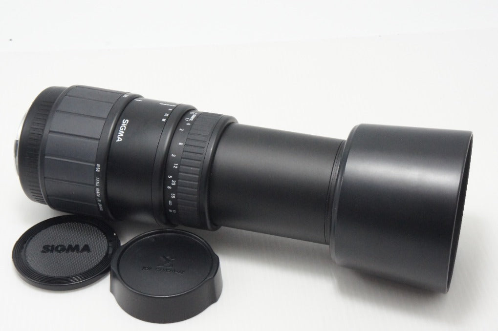 SIGMA シグマ AF 70-300mm F4-5.6 DL MACRO Canon キヤノン EFマウント ズームレンズ フード付 260825b