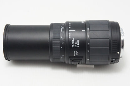 SIGMA シグマ AF 70-300mm F4-5.6 DL MACRO Canon キヤノン EFマウント ズームレンズ フード付 260825b