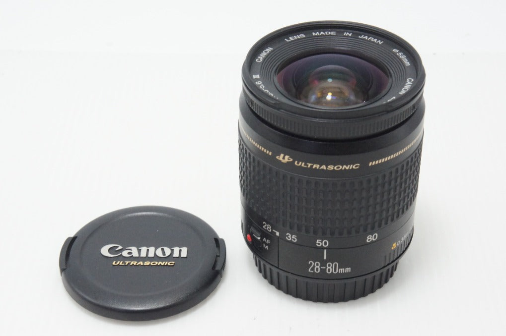 良品 Canon キヤノン EF 28-80mm F3.5-5.6 III USM フルサイズ ズームレンズ 260825s