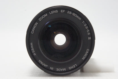 良品 Canon キヤノン EF 28-80mm F3.5-5.6 III USM フルサイズ ズームレンズ 260825s