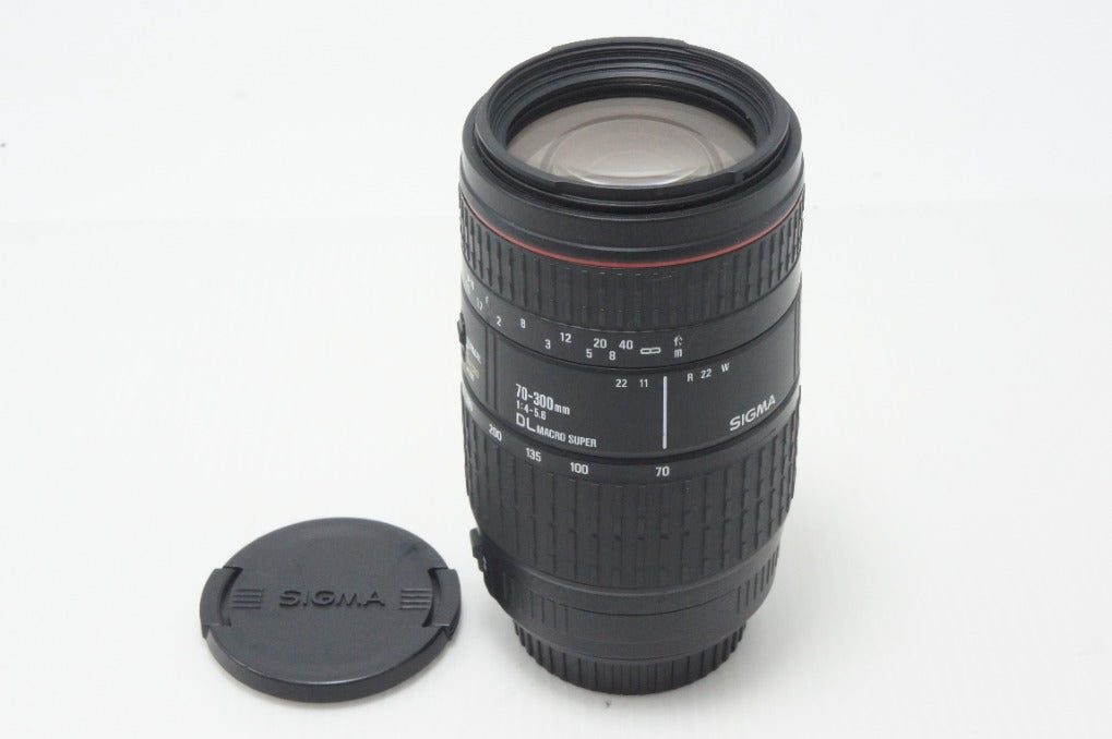 SIGMA シグマ AF 70-300mm F4-5.6 DL MACRO SUPER Canon キヤノン EFマウント ズームレンズ 260825u