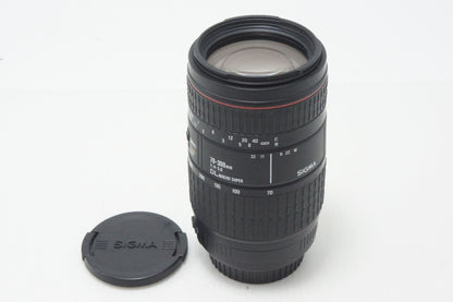 SIGMA シグマ AF 70-300mm F4-5.6 DL MACRO SUPER Canon キヤノン EFマウント ズームレンズ 260825u