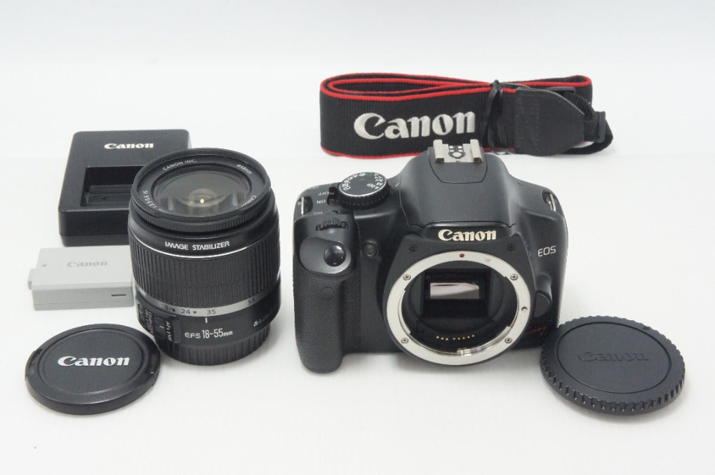 良品 Canon キヤノン EOS Kiss X2 レンズキット (EF-S 18-55mm F3.5-5.6 IS) デジタル一眼レフカメラ 260826i