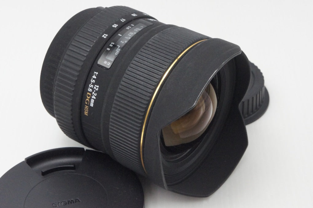 良品 SIGMA シグマ 12-24mm F4.5-5.6 EX DG HSM Canon キヤノン EF