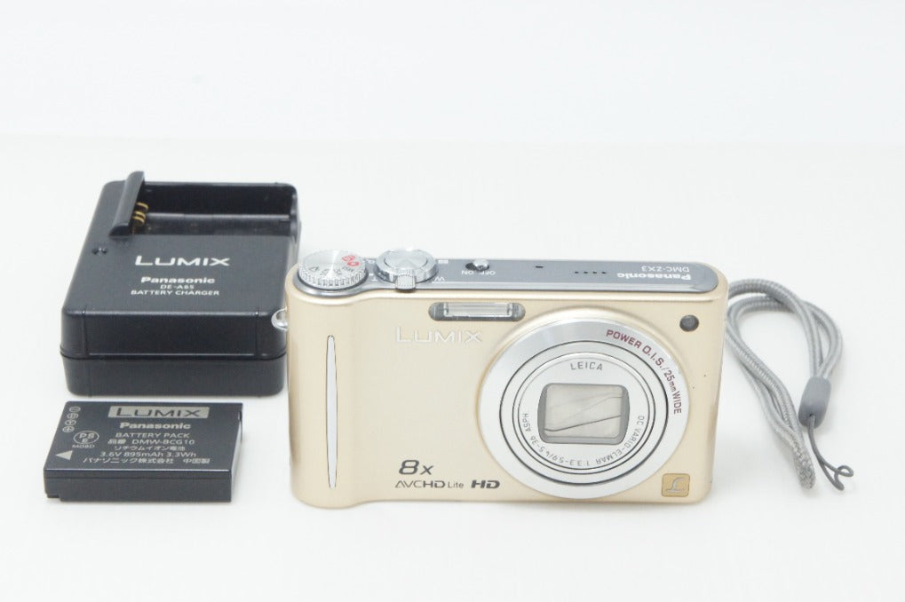 Panasonic パナソニック LUMIX DMC-ZX3 コンパクトデジタルカメラ ゴールド 260831b