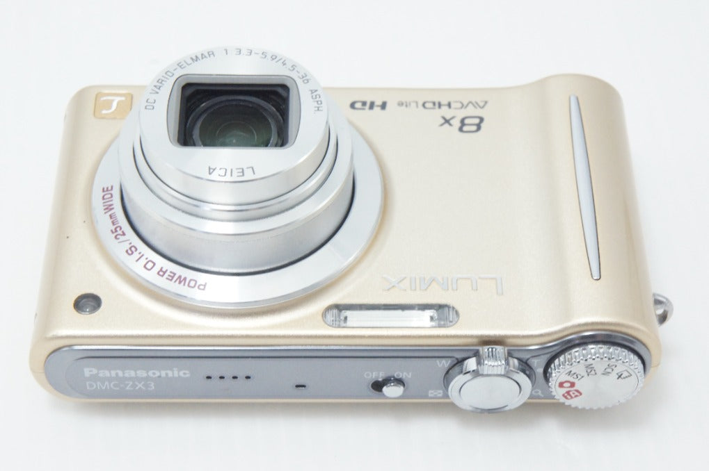 Panasonic パナソニック LUMIX DMC-ZX3 コンパクトデジタルカメラ ゴールド 260831b