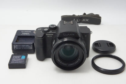 良品 Panasonic パナソニック LUMIX DMC-FZ20 デジタルカメラ ブラック 260831g