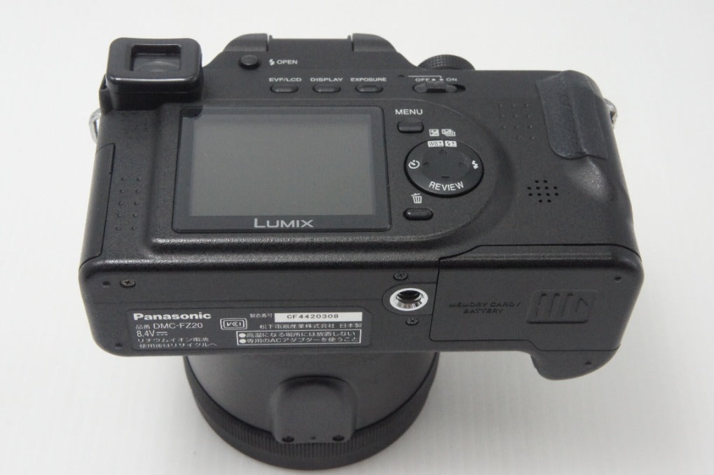 良品 Panasonic パナソニック LUMIX DMC-FZ20 デジタルカメラ ブラック 260831g