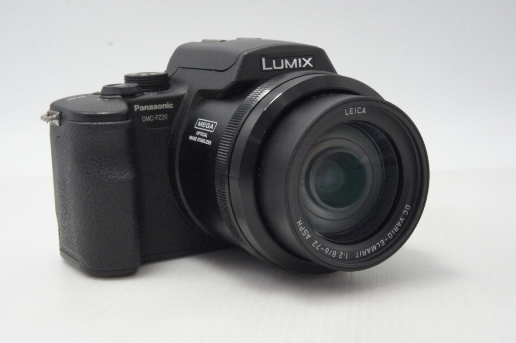 良品 Panasonic パナソニック LUMIX DMC-FZ20 デジタルカメラ ブラック 260831g