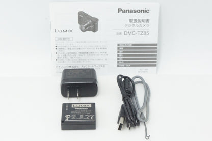 美品 Panasonic パナソニック LUMIX DMC-TZ85 コンパクトデジタルカメラ ホワイト 260831h