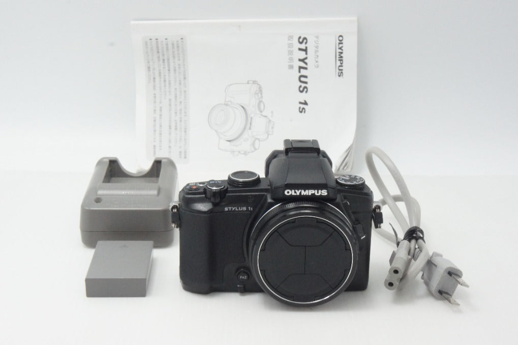 美品 OLYMPUS オリンパス STYLUS 1s コンパクトデジタルカメラ ブラック 260831j