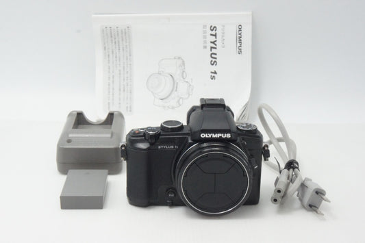 美品 OLYMPUS オリンパス STYLUS 1s コンパクトデジタルカメラ ブラック 260831j