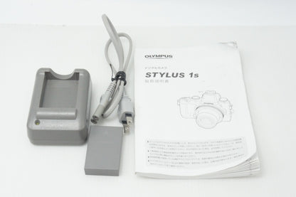 美品 OLYMPUS オリンパス STYLUS 1s コンパクトデジタルカメラ ブラック 260831j