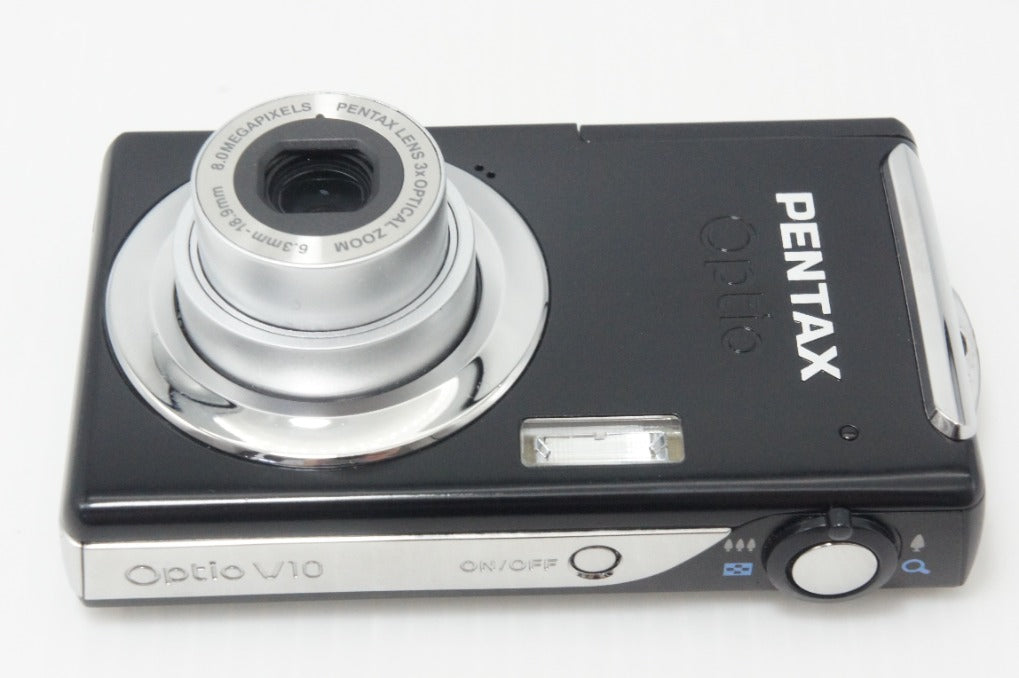★美品★PENTAX ペンタックス Optio V10 ブラック 良品 PENTAX ペンタックス Optio V10 コンパクトデジタルカメラ