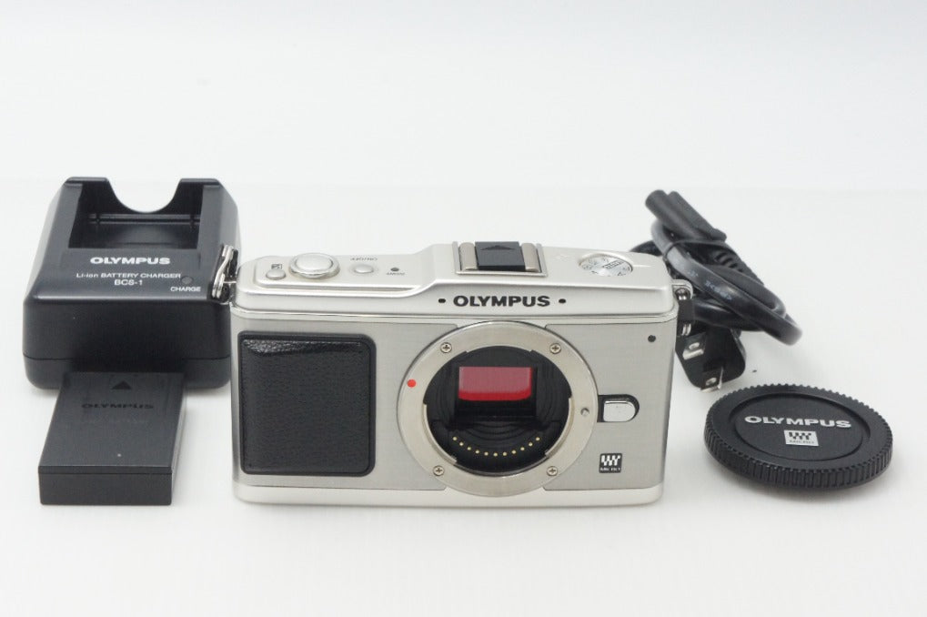 OLYMPUS オリンパス PEN E-P1 ボディ ミラーレス一眼カメラ シルバー 260831x
