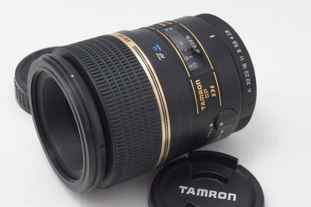 美品 TAMRON タムロン SP AF 90mm F2.8 Di MACRO 272E PENTAX ペンタックス Kマウント 単焦点レンズ フード付 260831y