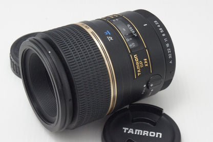 美品 TAMRON タムロン SP AF 90mm F2.8 Di MACRO 272E PENTAX ペンタックス Kマウント 単焦点レンズ フード付 260831y