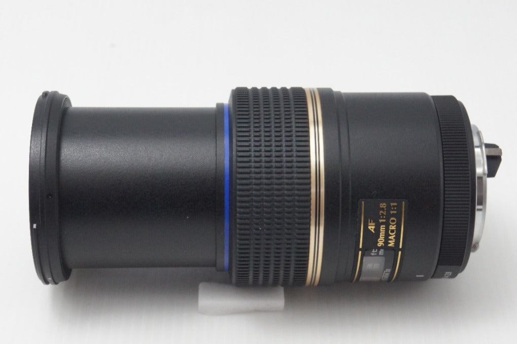 美品 TAMRON タムロン SP AF 90mm F2.8 Di MACRO 272E PENTAX ペンタックス Kマウント 単焦点レンズ フード付 260831y
