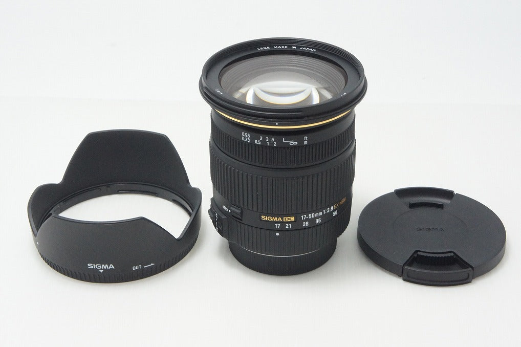 美品 SIGMA シグマ 17-50mm F2.8 EX DC HSM PENTAX ペンタックス Kマウント ズームレンズ フード付 260831z