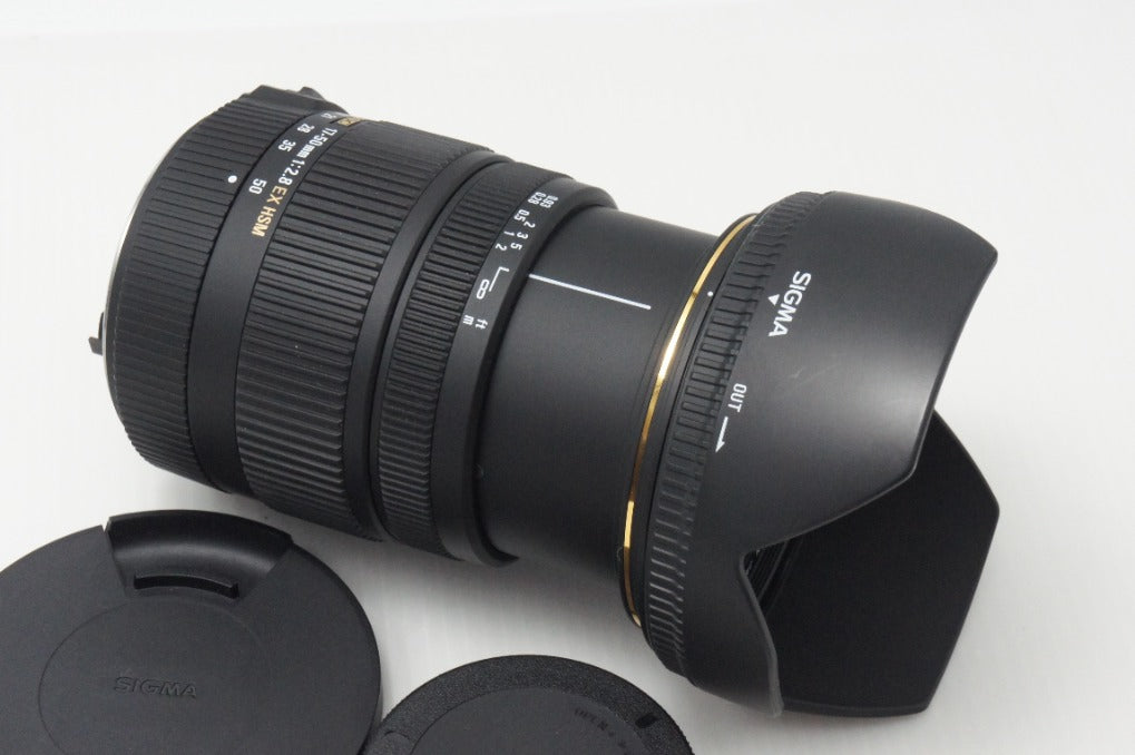 美品 SIGMA シグマ 17-50mm F2.8 EX DC HSM PENTAX ペンタックス Kマウント ズームレンズ フード付 260831z
