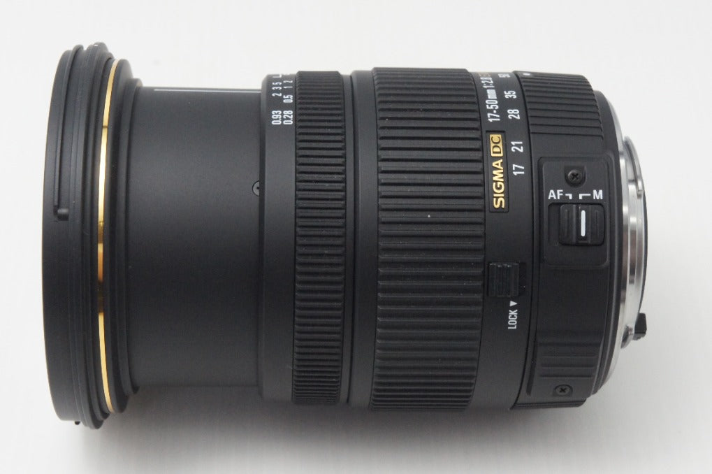 美品 SIGMA シグマ 17-50mm F2.8 EX DC HSM PENTAX ペンタックス Kマウント ズームレンズ フード付 260831z