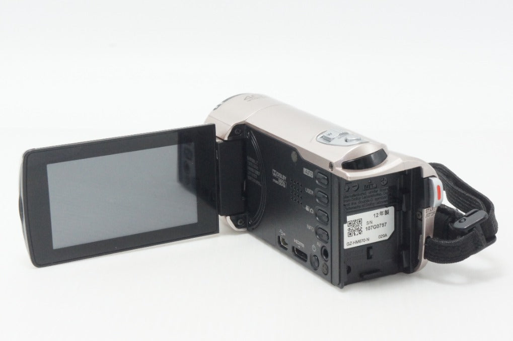 良品 JVC ケンウッド Everio GZ-HM670 デジタルビデオカメラ ピンクゴールド 260901d