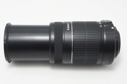 良品 Canon キヤノン EF-S 55-250mm F4-5.6 IS II APS-C ズームレンズ 260902c