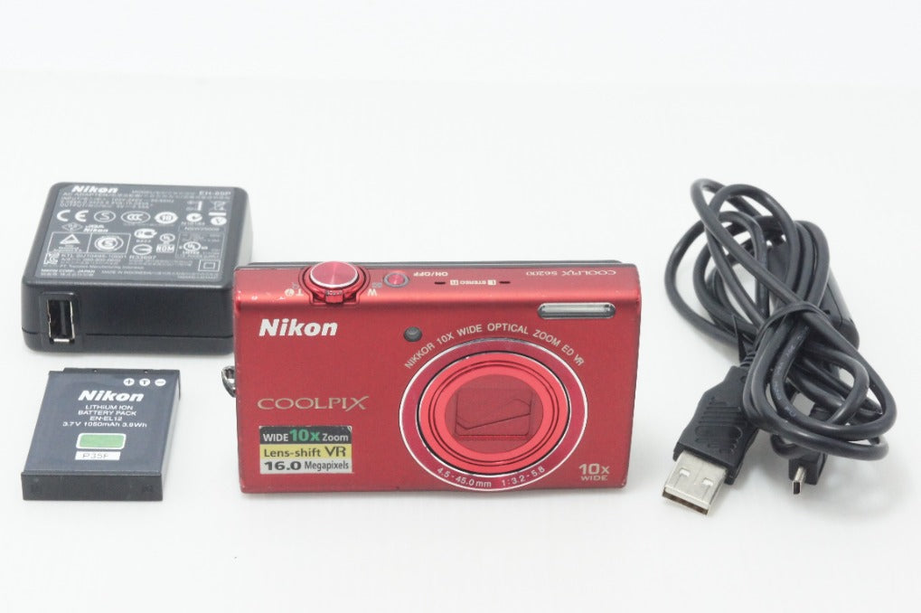 Nikon ニコン COOLPIX S6200 コンパクトデジタルカメラ ブリリアントレッド 260902j