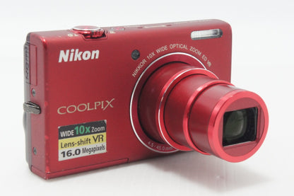 Nikon ニコン COOLPIX S6200 コンパクトデジタルカメラ ブリリアントレッド 260902j