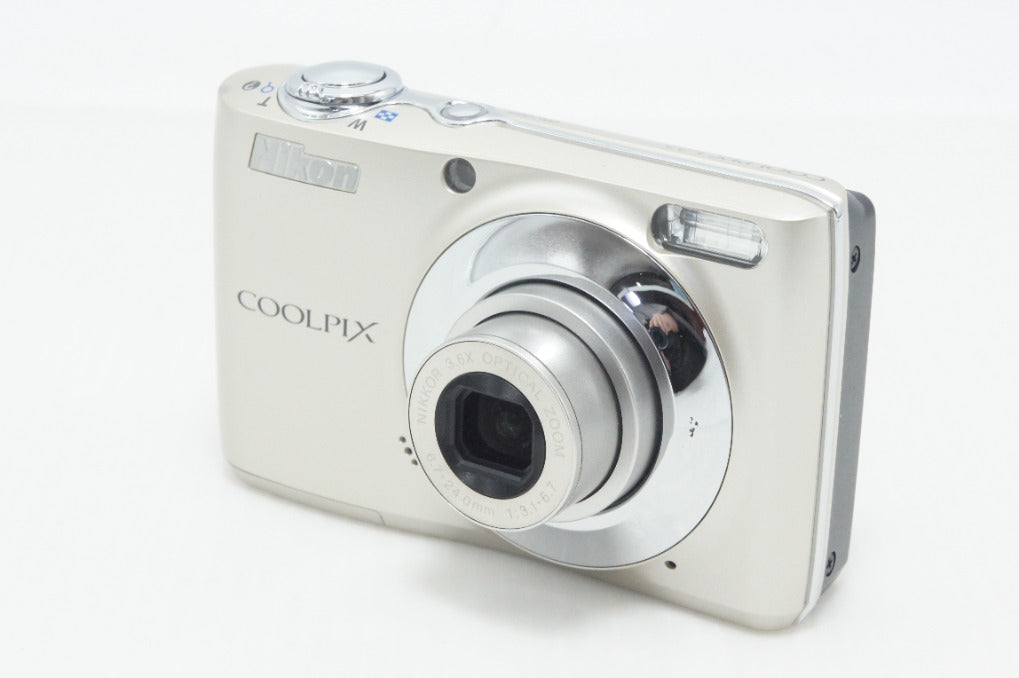 良品 Nikon ニコン COOLPIX L22 コンパクトデジタルカメラ シルバー 260903h