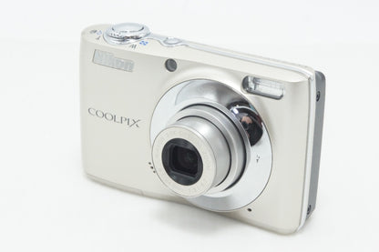 良品 Nikon ニコン COOLPIX L22 コンパクトデジタルカメラ シルバー 260903h