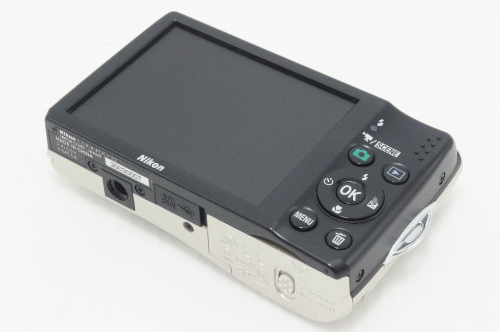 良品 Nikon ニコン COOLPIX L22 コンパクトデジタルカメラ シルバー 260903h
