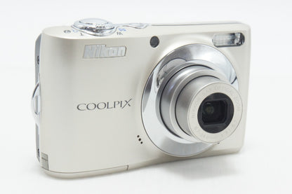良品 Nikon ニコン COOLPIX L22 コンパクトデジタルカメラ シルバー 260903h