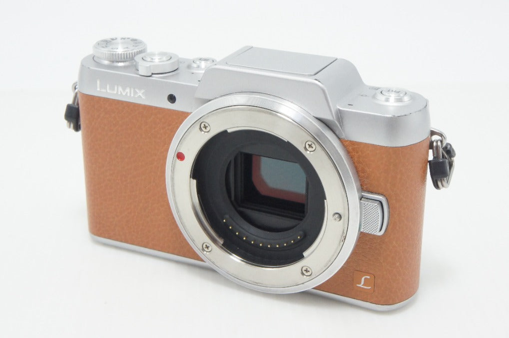 良品 Panasonic パナソニック LUMIX DMC-GF7 ボディ ミラーレス一眼カメラ ブラウン 260903j