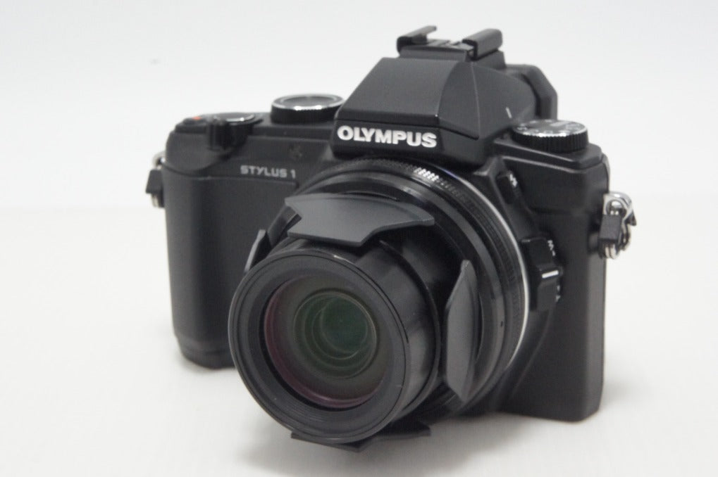 美品 OLYMPUS オリンパス STYLUS 1 コンパクトデジタルカメラ ブラック 260904a
