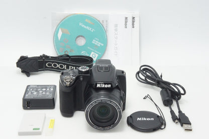 良品 Nikon ニコン COOLPIX P500 デジタルカメラ ブラック 260904i