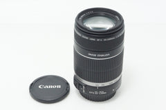 美品 Canon キヤノン EF-S 55-250mm F4-5.6 IS APS-C ズームレンズ 260904k