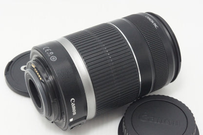 美品 Canon キヤノン EF-S 55-250mm F4-5.6 IS APS-C ズームレンズ 260904k