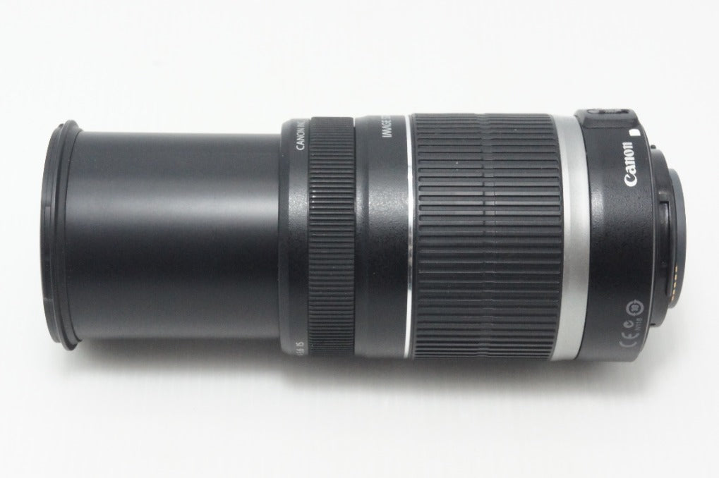 美品 Canon キヤノン EF-S 55-250mm F4-5.6 IS APS-C ズームレンズ 260904k