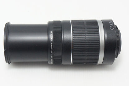 美品 Canon キヤノン EF-S 55-250mm F4-5.6 IS APS-C ズームレンズ 260904k