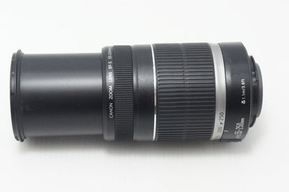 美品 Canon キヤノン EF-S 55-250mm F4-5.6 IS APS-C ズームレンズ 260904k