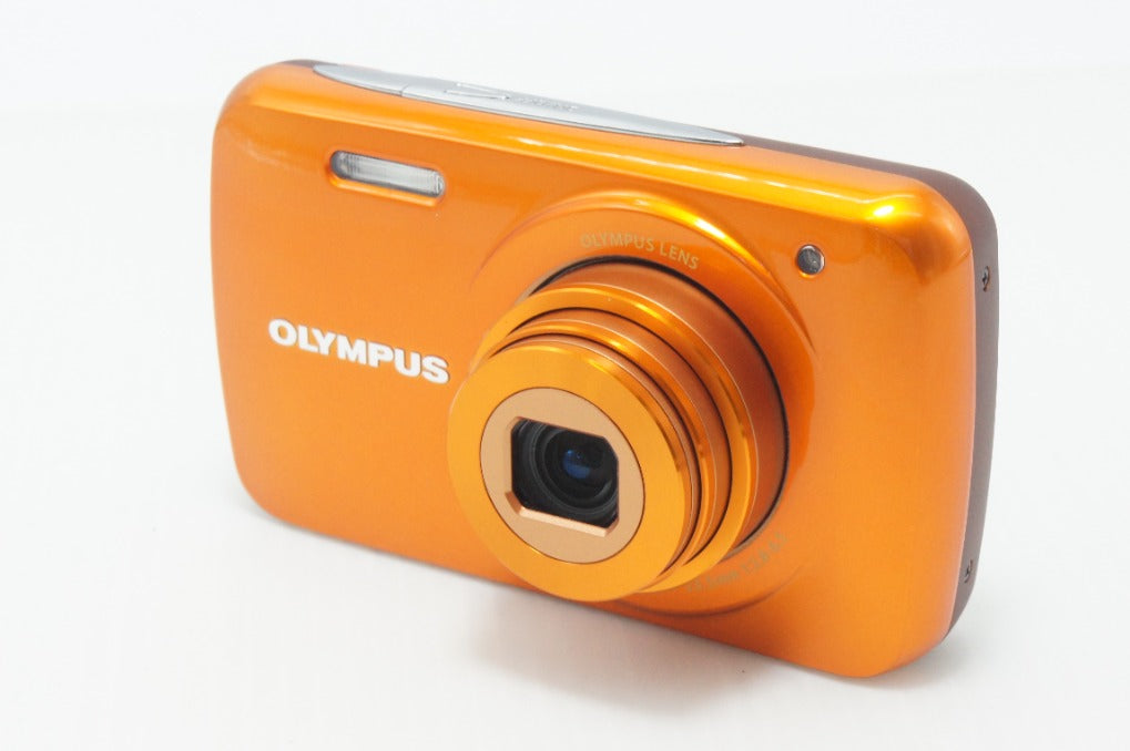 美品 OLYMPUS オリンパス VH-210 コンパクトデジタルカメラ オレンジ 元箱付 260907k