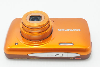 美品 OLYMPUS オリンパス VH-210 コンパクトデジタルカメラ オレンジ 元箱付 260907k